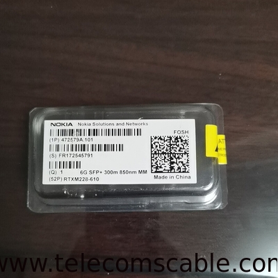 Original Nokia FOSH Optical SFP H 850nm 6G 300m MM 472579A Optical Module