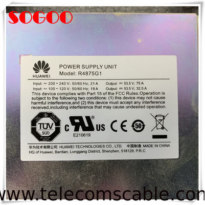 OEM Telecom DC Power Cable, Huawei, High-Conductivity Copper, IP Rated Connector Options - Huawei R4875G1 Rectifier Power