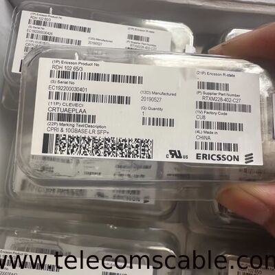 Original Ericsson Optical Transceivers SFPs RDH 102 65/3 - CPRI & 10GBASE-LR SFP+