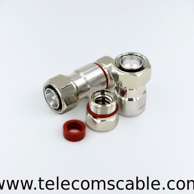 4.3-10 Male Connector for 1/2 inch super-flex feeder cable | RF Coaxial Connector