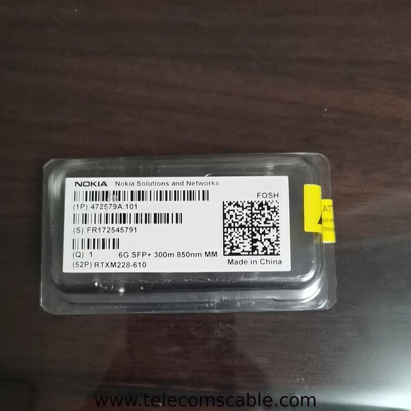 Original Nokia FOSH Optical SFP H 850nm 6G 300m MM 472579A Optical Module