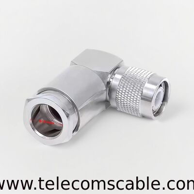 Разъем TNC male под прямым углом для кабеля LMR400 / RG8U | Коаксиальный радиочастотный разъем 90 градусов
