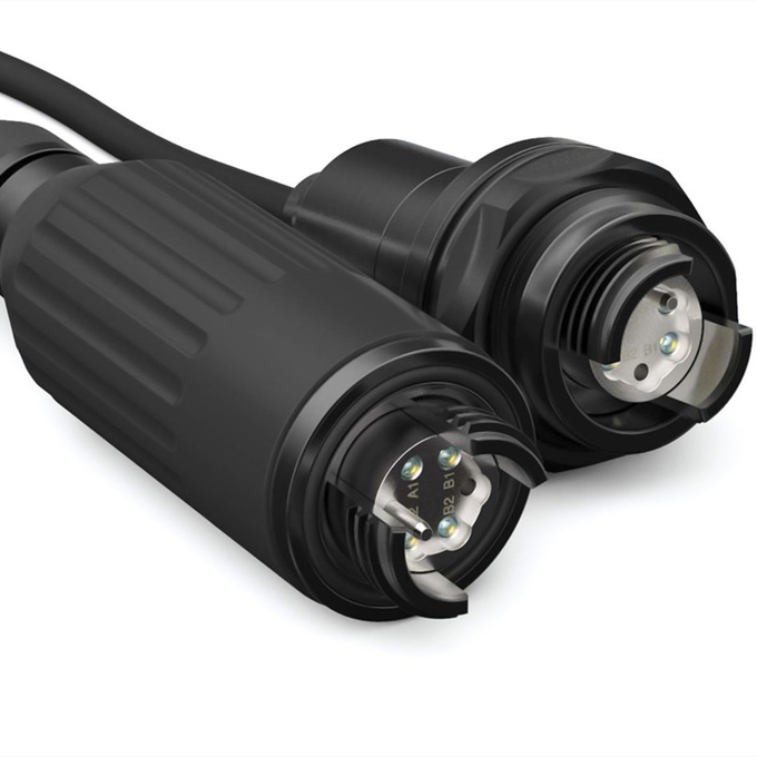 Тактический кабель из оптического волокна с соединителем из расширенного луча 0